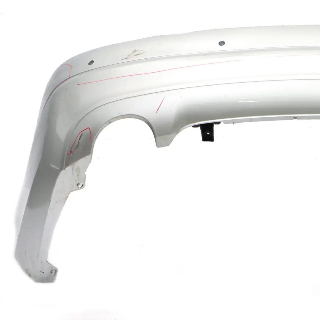 Mercedes W204 Rear Bumper Trim Panel Iridium Silver Metallic - 775 - SKU A2048805940-IRS - Part number A2048805940