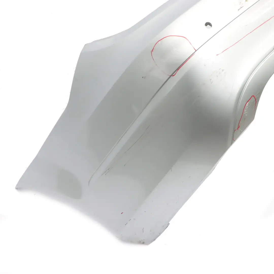 Bumper Trim Panel Iridium Silver Metallic - 775 to Mercedes W204 Rear with Part number A2048805940 Mercedes W204 Rear Bumper Trim Panel Iridium Silver Metallic - 775 - SKU A2048805940-IRS - Part number A2048805940