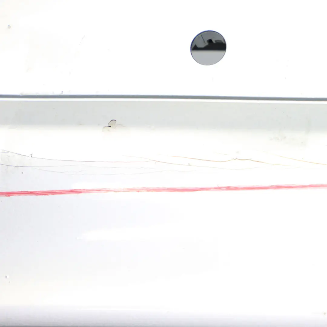 Bumper Trim Panel Iridium Silver Metallic - 775 to Mercedes W204 Rear with Part number A2048805940 Mercedes W204 Rear Bumper Trim Panel Iridium Silver Metallic - 775 - SKU A2048805940-IRS - Part number A2048805940