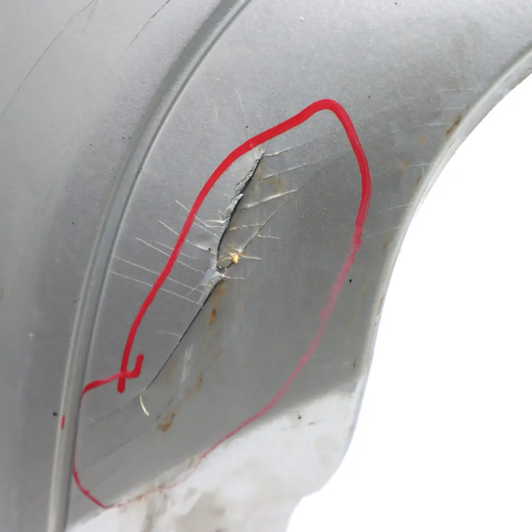 Bumper Trim Panel Iridium Silver Metallic - 775 to Mercedes W204 Rear with Part number A2048805940 Mercedes W204 Rear Bumper Trim Panel Iridium Silver Metallic - 775 - SKU A2048805940-IRS - Part number A2048805940