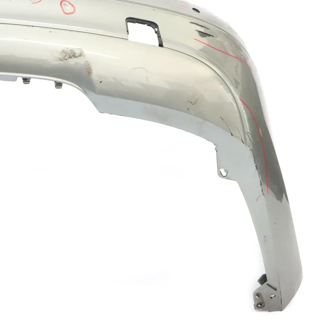Bumper Trim Panel Covering Palladium Silver Metallic - 792 to Mercedes W204 Rear with Part number A2048805940 Mercedes W204 Rear Bumper Trim Panel Covering Palladium Silver Metallic - 792 - SKU A2048805940-PAL - Part number A2048805940