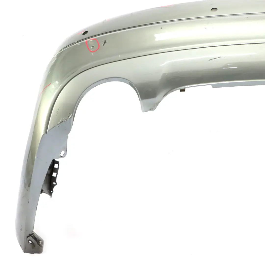 Bumper Trim Panel Covering Palladium Silver Metallic - 792 to Mercedes W204 Rear with Part number A2048805940 Mercedes W204 Rear Bumper Trim Panel Covering Palladium Silver Metallic - 792 - SKU A2048805940-PAL - Part number A2048805940