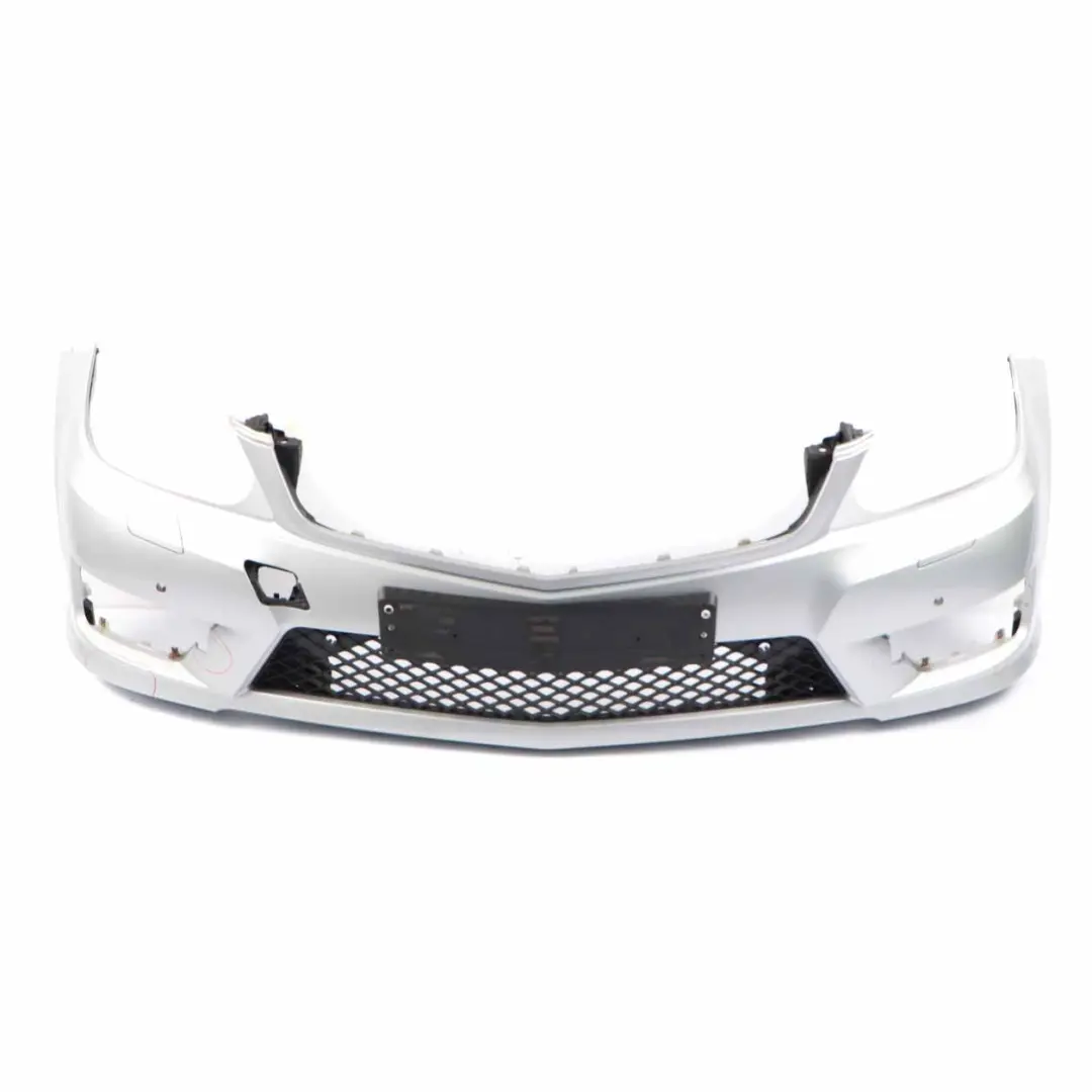 Front Bumper AMG Trim Panel Cover Iridium Silver Metallic - 775 to Mercedes W204 with Part number A2048808347 Mercedes W204 Front Bumper AMG Trim Panel Cover Iridium Silver Metallic - 775 - SKU A2048808347-IRS - Part number A2048808347