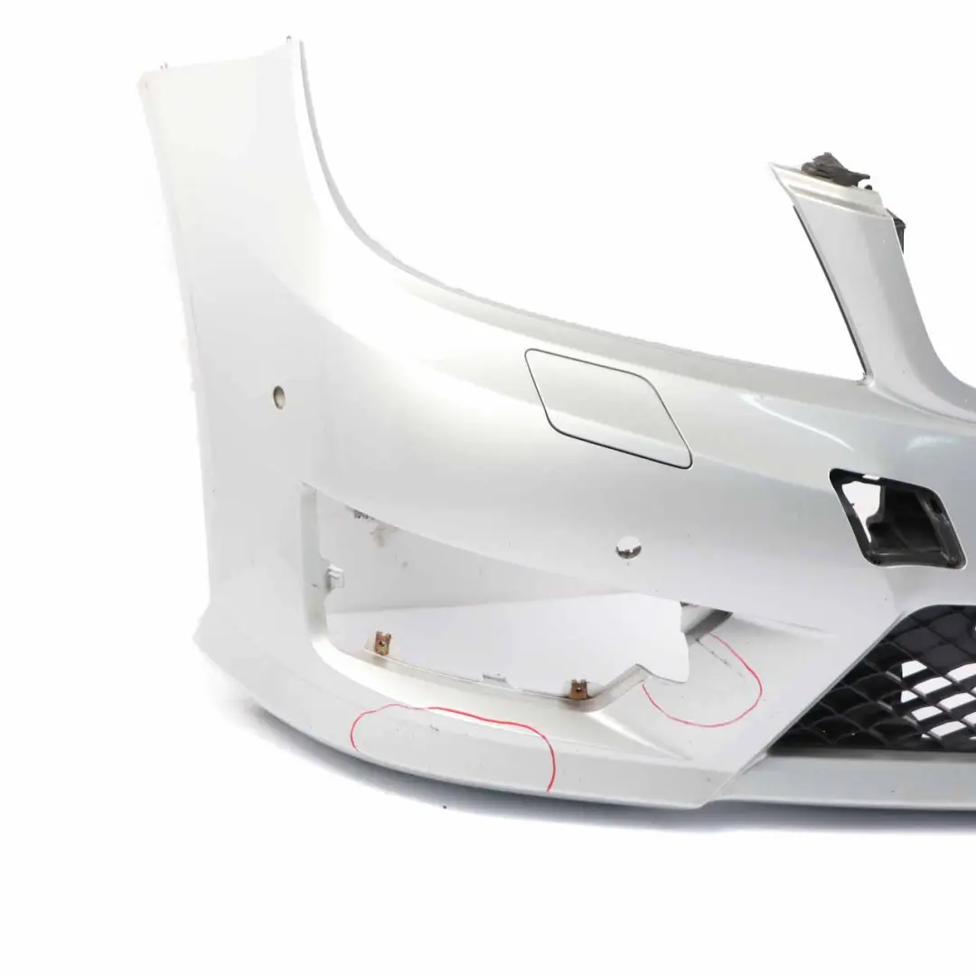 Front Bumper AMG Trim Panel Cover Iridium Silver Metallic - 775 to Mercedes W204 with Part number A2048808347 Mercedes W204 Front Bumper AMG Trim Panel Cover Iridium Silver Metallic - 775 - SKU A2048808347-IRS - Part number A2048808347