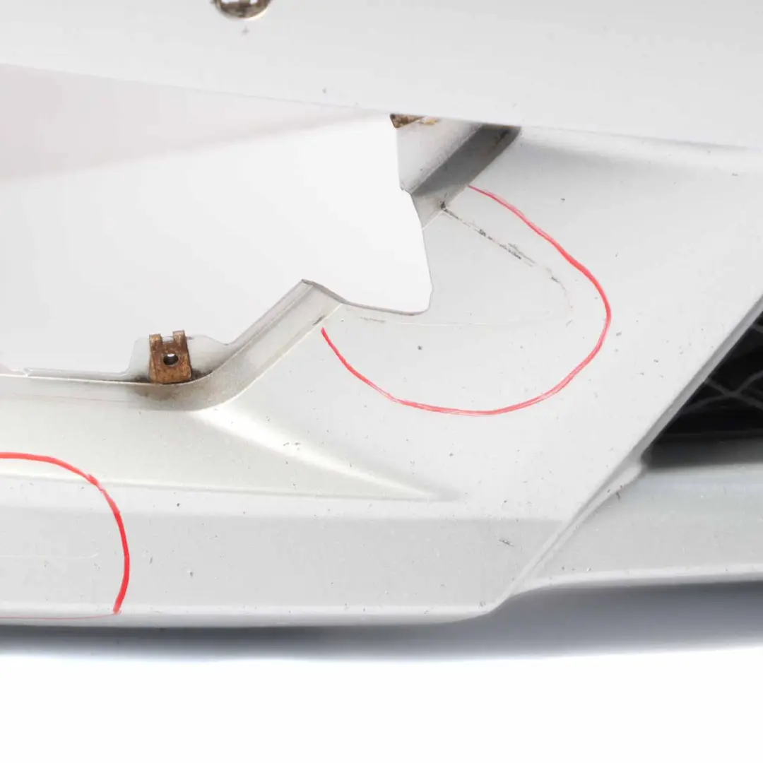 Front Bumper AMG Trim Panel Cover Iridium Silver Metallic - 775 to Mercedes W204 with Part number A2048808347 Mercedes W204 Front Bumper AMG Trim Panel Cover Iridium Silver Metallic - 775 - SKU A2048808347-IRS - Part number A2048808347