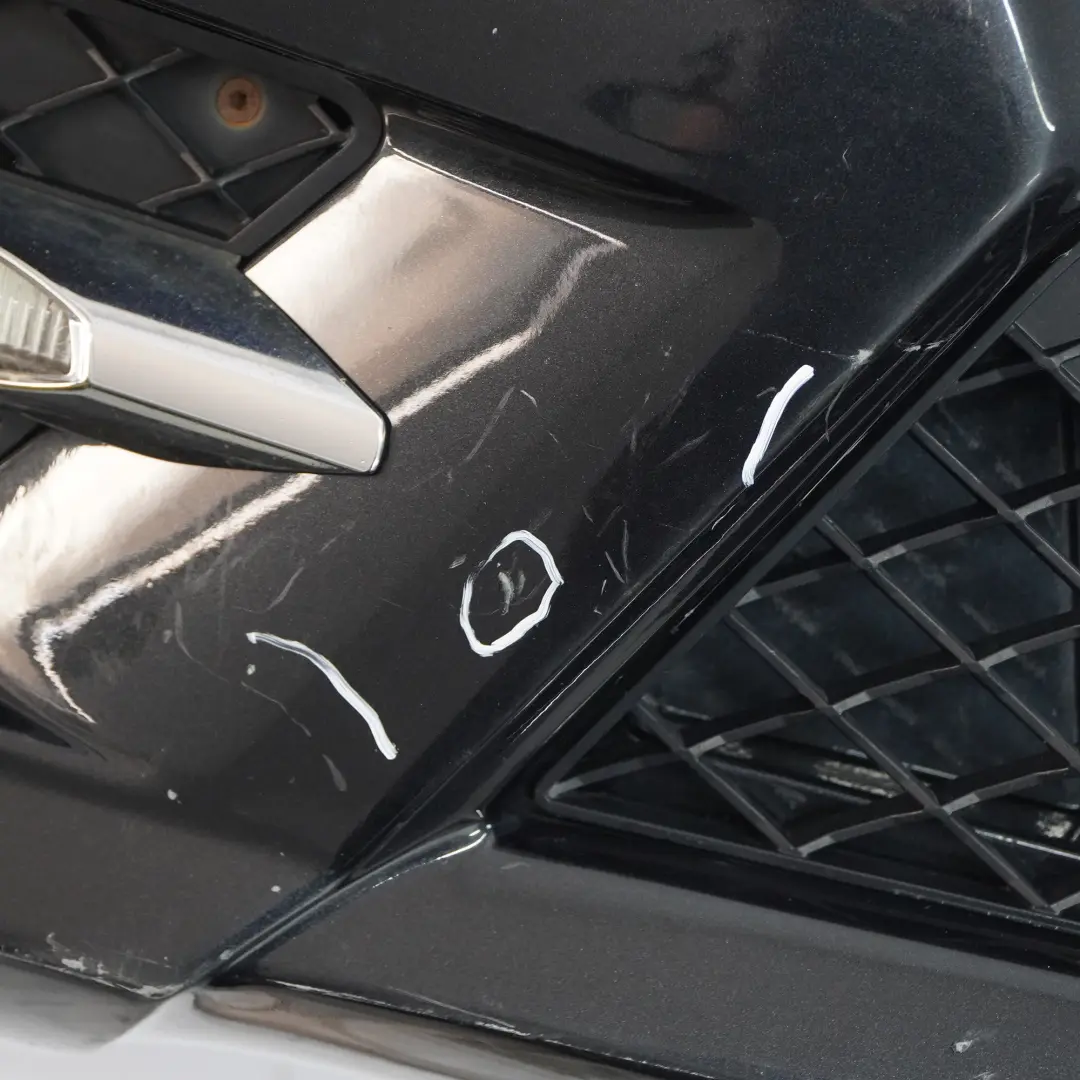 Front Bumper AMG Trim Panel Cover Magnetite Black Metallic - 183 to Mercedes W204 with Part number A2048808347 Mercedes W204 Front Bumper AMG Trim Panel Cover Magnetite Black Metallic - 183 - SKU A2048808347-MTS - Part number A2048808347