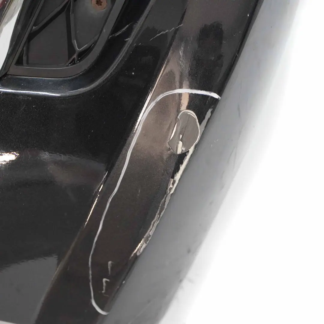 Front Bumper AMG Trim Panel Cover Magnetite Black Metallic - 183 to Mercedes W204 with Part number A2048808347 Mercedes W204 Front Bumper AMG Trim Panel Cover Magnetite Black Metallic - 183 - SKU A2048808347-MTS - Part number A2048808347