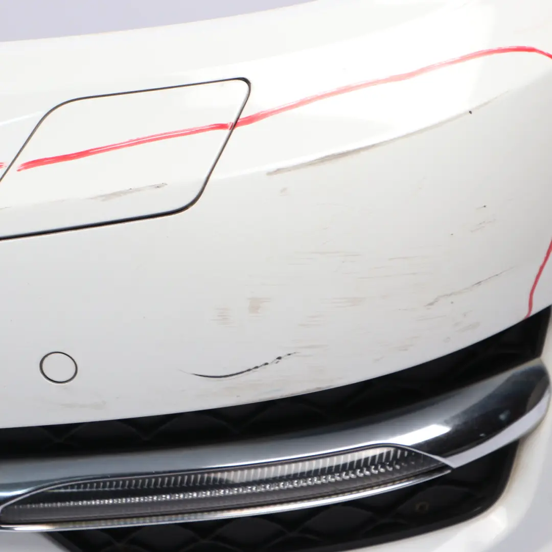 Complete Front Bumper AMG Trim Panel Cover Polar White - 149 to Mercedes W204 with Part number A2048808347 Mercedes W204 Complete Front Bumper AMG Trim Panel Cover Polar White - 149 - SKU A2048808347-POL - Part number A2048808347