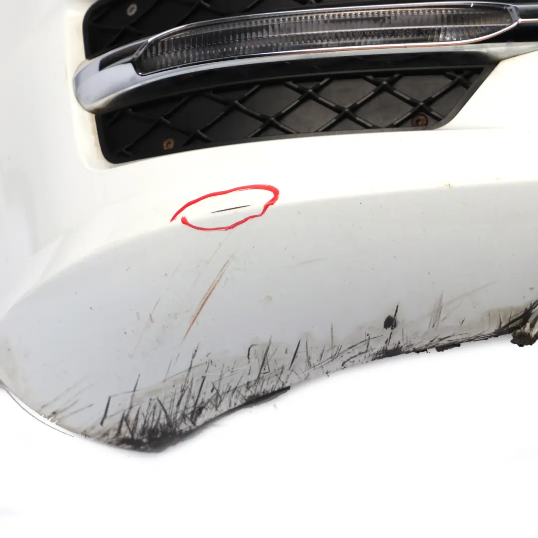 Complete Front Bumper AMG Trim Panel Cover Polar White - 149 to Mercedes W204 with Part number A2048808347 Mercedes W204 Complete Front Bumper AMG Trim Panel Cover Polar White - 149 - SKU A2048808347-POL - Part number A2048808347