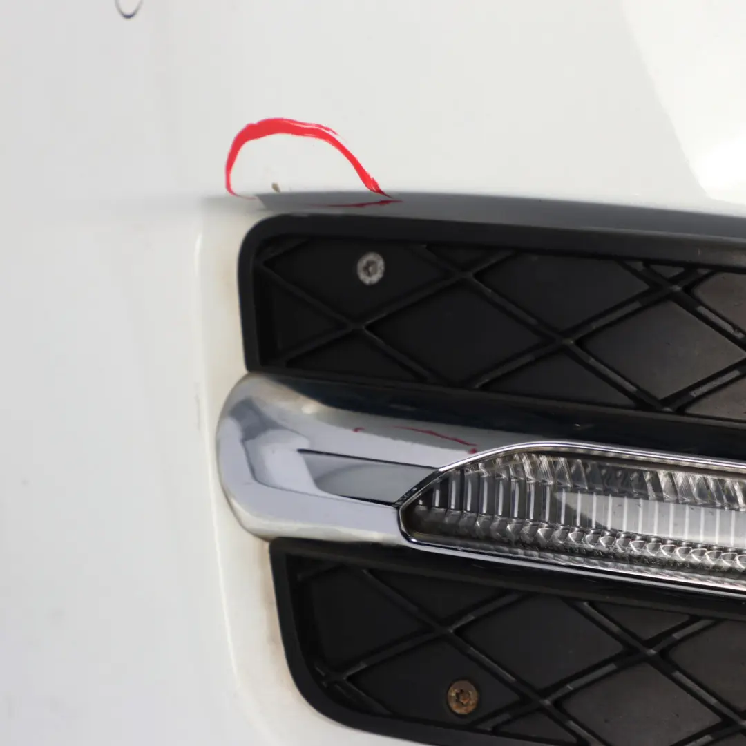 Complete Front Bumper AMG Trim Panel Cover Polar White - 149 to Mercedes W204 with Part number A2048808347 Mercedes W204 Complete Front Bumper AMG Trim Panel Cover Polar White - 149 - SKU A2048808347-POL - Part number A2048808347