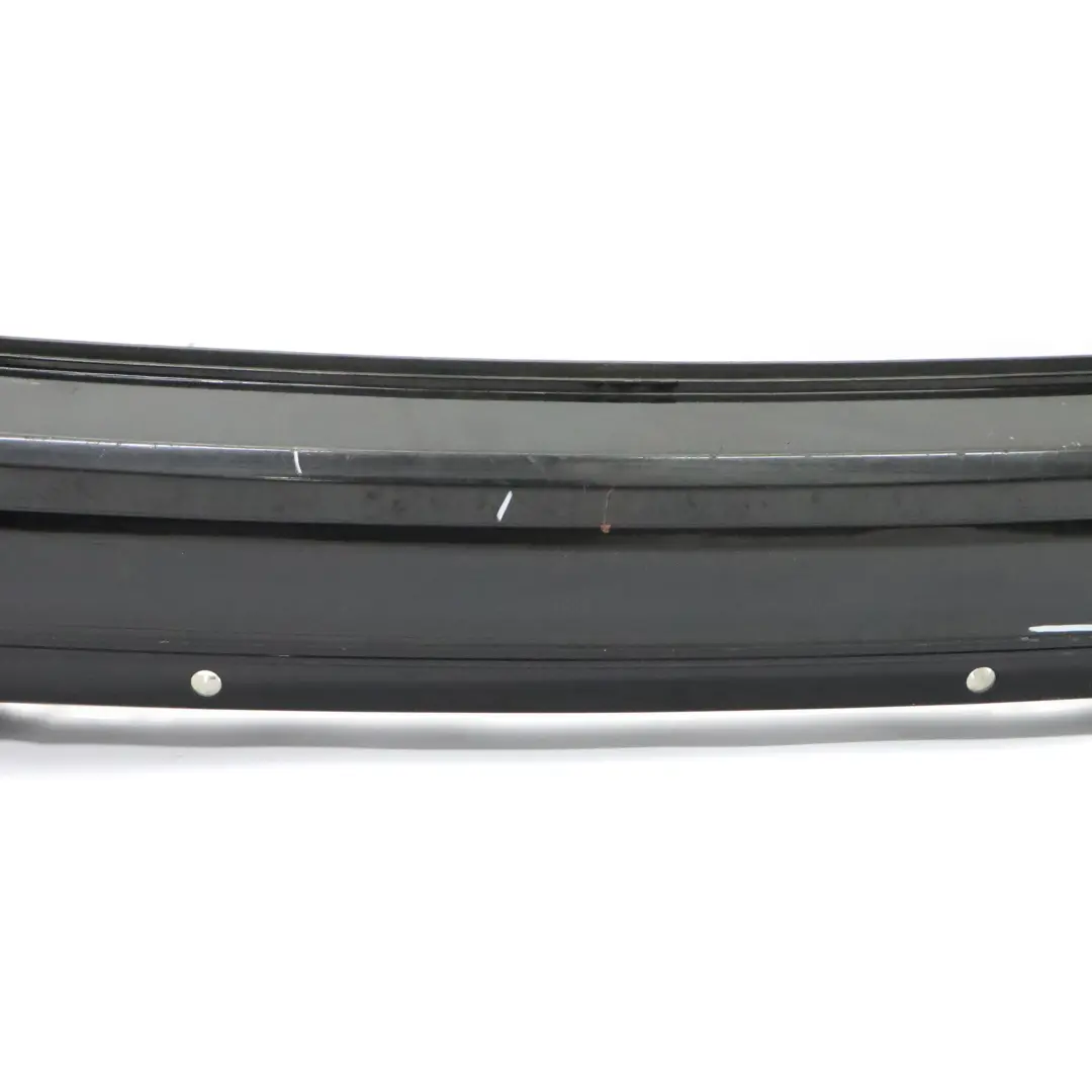 Mercedes S204 Rear Bumper Trim Panel Covering Black Painted - SKU A2048809340-BLA - Part number A2048809340