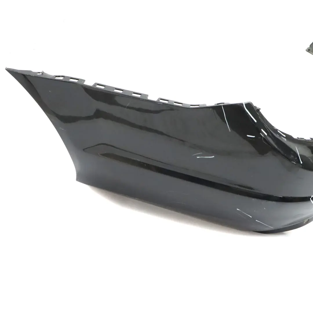 Mercedes S204 Rear Bumper Trim Panel Covering Black Painted - SKU A2048809340-BLA - Part number A2048809340