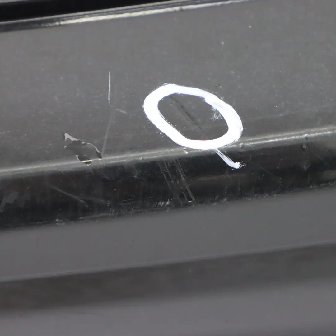 Mercedes S204 Rear Bumper Trim Panel Covering Black Painted - SKU A2048809340-BLA - Part number A2048809340