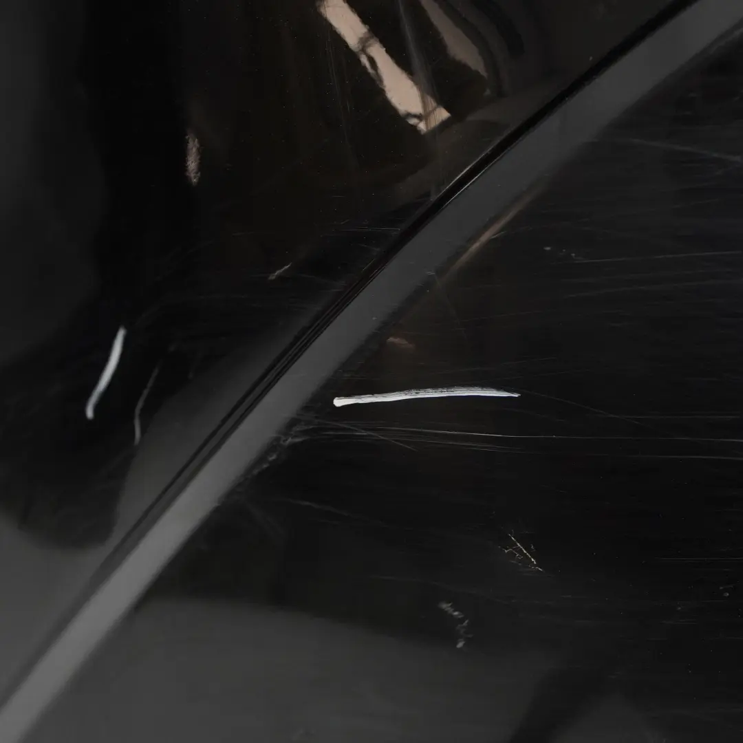Mercedes S204 Rear Bumper Trim Panel Cover Obsidian Black Metallic - 197 - SKU A2048809340-OB1 - Part number A2048809340
