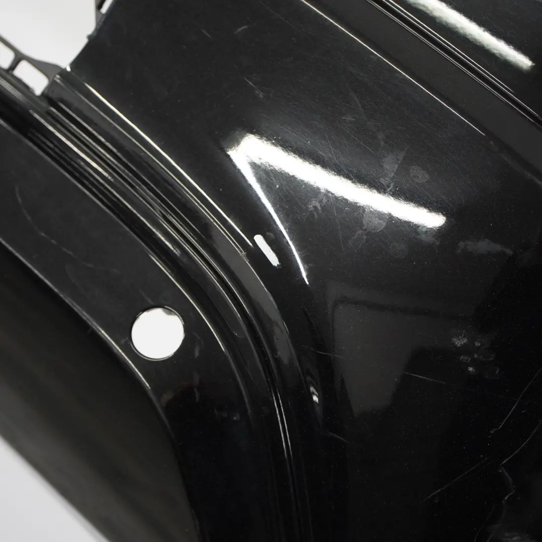 Mercedes S204 Rear Bumper Trim Panel Cover Obsidian Black Metallic - 197 - SKU A2048809340-OB1 - Part number A2048809340