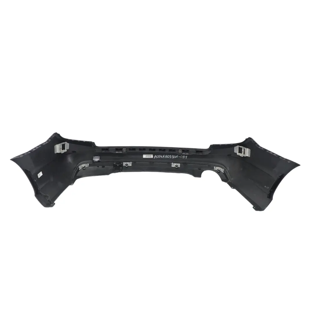 Mercedes S204 Rear Bumper Trim Panel Cover Obsidian Black Metallic - 197 - SKU A2048809340-OB1 - Part number A2048809340