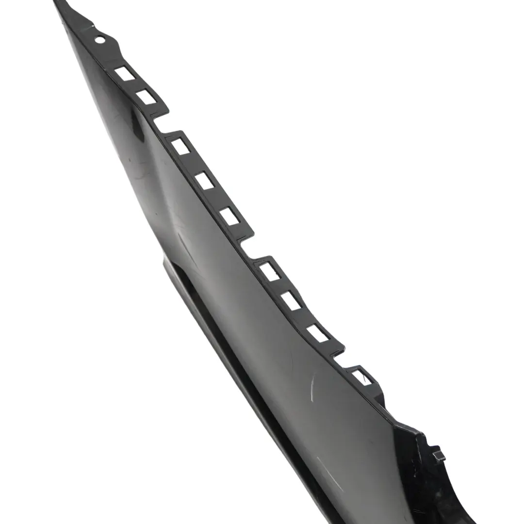 Mercedes S204 Rear Bumper Trim Panel Cover Obsidian Black Metallic - 197 - SKU A2048809340-OB1 - Part number A2048809340
