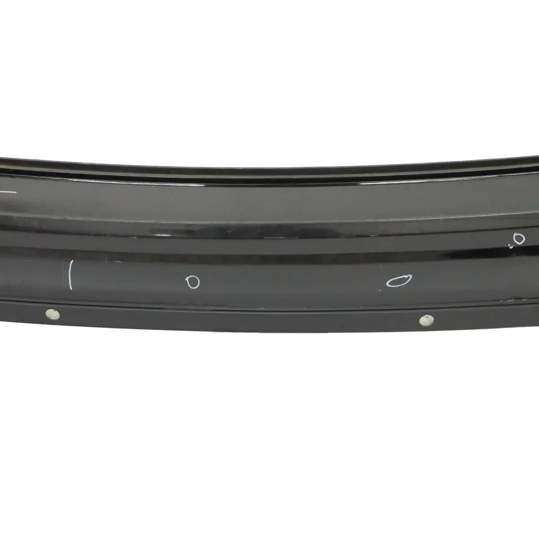 Bumper Trim Panel Cover Obsidian Black Metallic 197 to Mercedes S204 Rear with Part number A2048809340 Mercedes S204 Rear Bumper Trim Panel Cover Obsidian Black Metallic 197 - SKU A2048809340-OB - Part number A2048809340