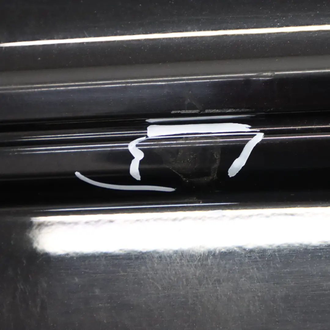 Bumper Trim Panel Cover Obsidian Black Metallic 197 to Mercedes S204 Rear with Part number A2048809340 Mercedes S204 Rear Bumper Trim Panel Cover Obsidian Black Metallic 197 - SKU A2048809340-OB - Part number A2048809340