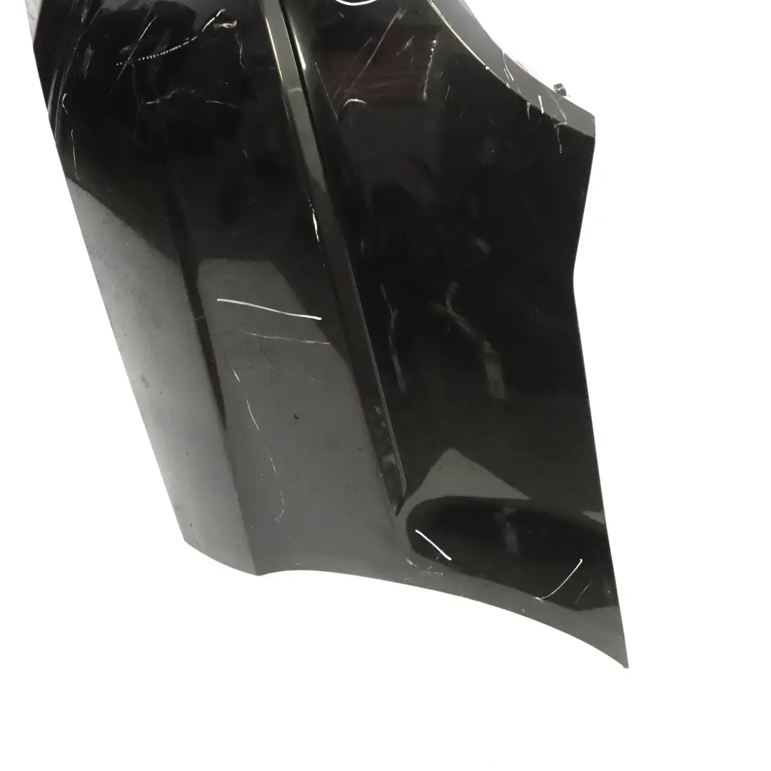 Mercedes S204 Rear Bumper Trim Panel Cover Obsidian Black Metallic 197 - SKU A2048809340-OB - Part number A2048809340