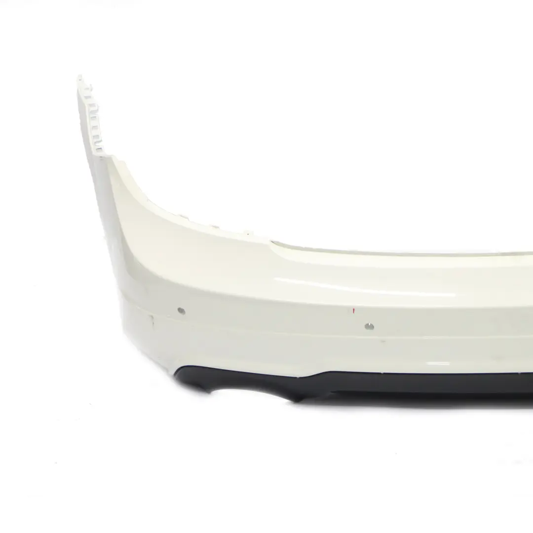Mercedes W204 C204 AMG Rear Bumper Trim Panel Calcite White - 650 - SKU A2048809347-CW - Part number A2048809347