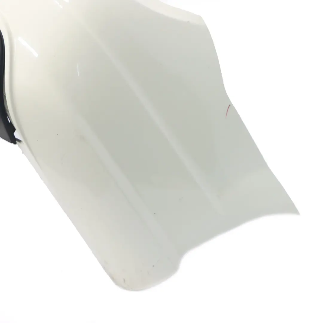Bumper Trim Panel Calcite White - 650 to Mercedes W204 C204 AMG Rear with Part number A2048809347 Mercedes W204 C204 AMG Rear Bumper Trim Panel Calcite White - 650 - SKU A2048809347-CW - Part number A2048809347