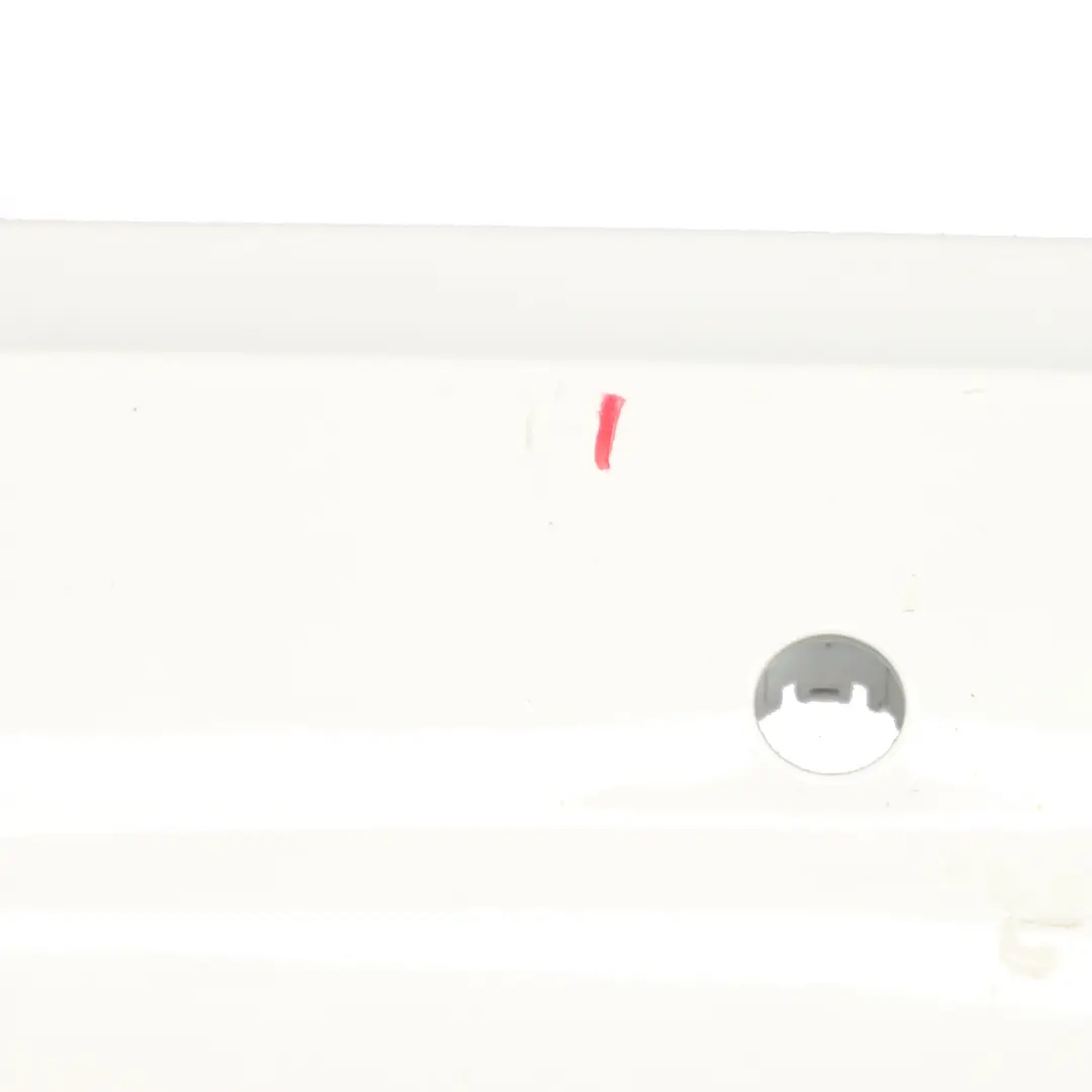 Mercedes W204 C204 AMG Rear Bumper Trim Panel Calcite White - 650 - SKU A2048809347-CW - Part number A2048809347