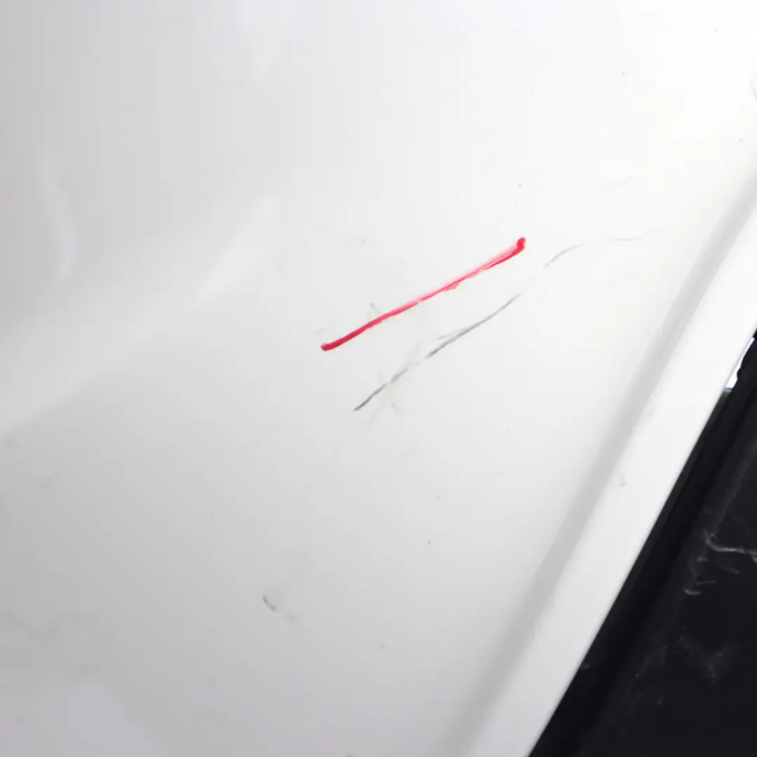 Mercedes W204 C204 AMG Rear Bumper Trim Panel Calcite White - 650 - SKU A2048809347-CW - Part number A2048809347