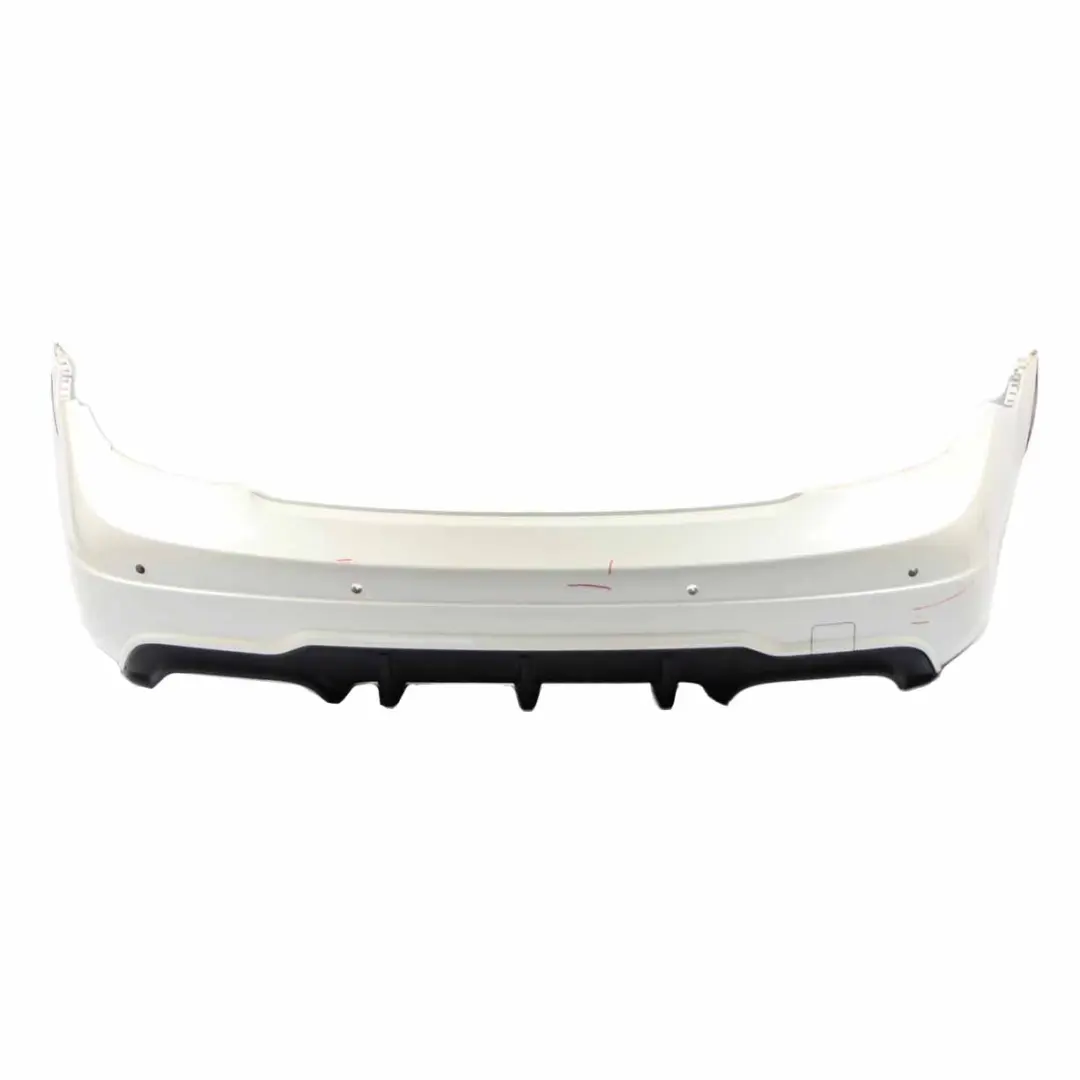 Mercedes W204 C204 C63 AMG Rear Bumper Trim Panel Diamond White Metallic - 799 - SKU A2048809347-DWM - Part number A2048809347