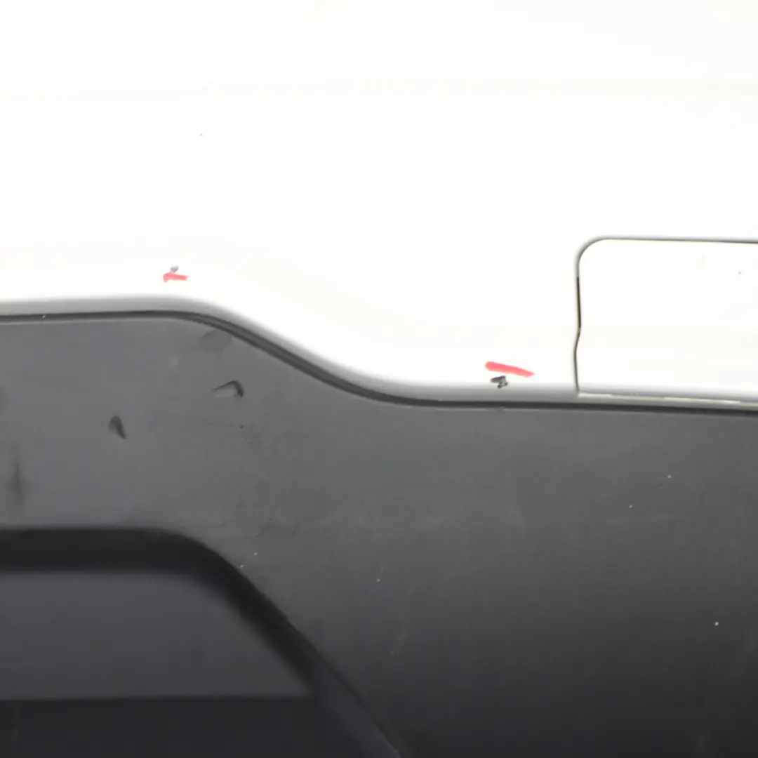 Mercedes W204 C204 AMG Rear Bumper Trim Panel Diamond White Metallic - 799 - SKU A2048809347-DWM1 - Part number A2048809347