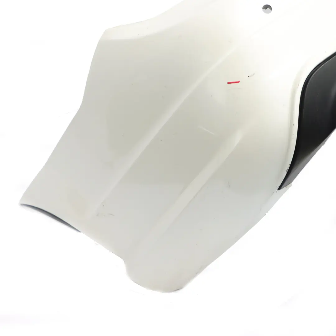 Mercedes W204 C204 AMG Rear Bumper Trim Panel Diamond White Metallic - 799 - SKU A2048809347-DWM1 - Part number A2048809347