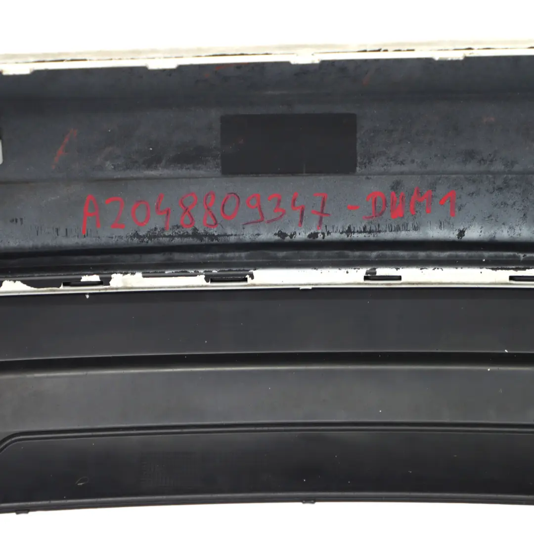 Mercedes W204 C204 AMG Rear Bumper Trim Panel Diamond White Metallic - 799 - SKU A2048809347-DWM1 - Part number A2048809347