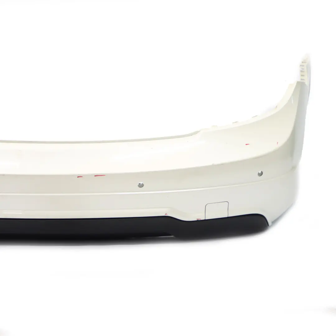 Mercedes W204 C204 AMG Rear Bumper Trim Panel Diamond White Metallic - 799 - SKU A2048809347-DWM1 - Part number A2048809347