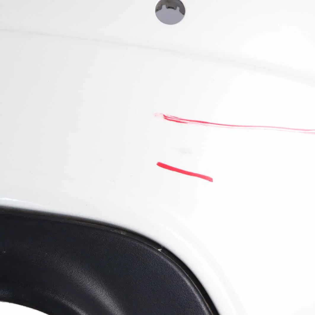 C63 AMG Rear Bumper Panel Diamond White - 799 to Mercedes W204 C204 with Part number A2048809347 Mercedes W204 C204 C63 AMG Rear Bumper Panel Diamond White - 799 - SKU A2048809347-DWM - Part number A2048809347