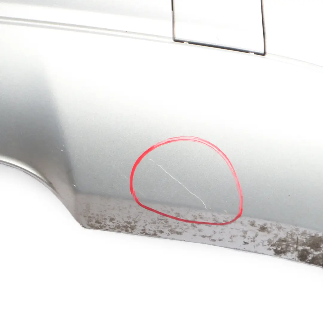 Bumper Trim Panel Cover Iridium Silver Metallic - 775 to Mercedes W204 AMG Rear with Part number A2048809347 Mercedes W204 AMG Rear Bumper Trim Panel Cover Iridium Silver Metallic - 775 - SKU A2048809347-IRS1 - Part number A2048809347