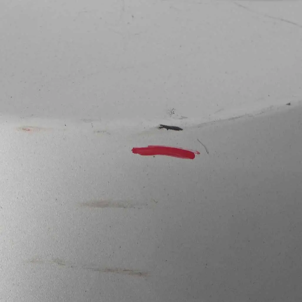 Mercedes W204 AMG Rear Bumper Trim Panel Cover Iridium Silver Metallic - 775 - SKU A2048809347-IRS - Part number A2048809347