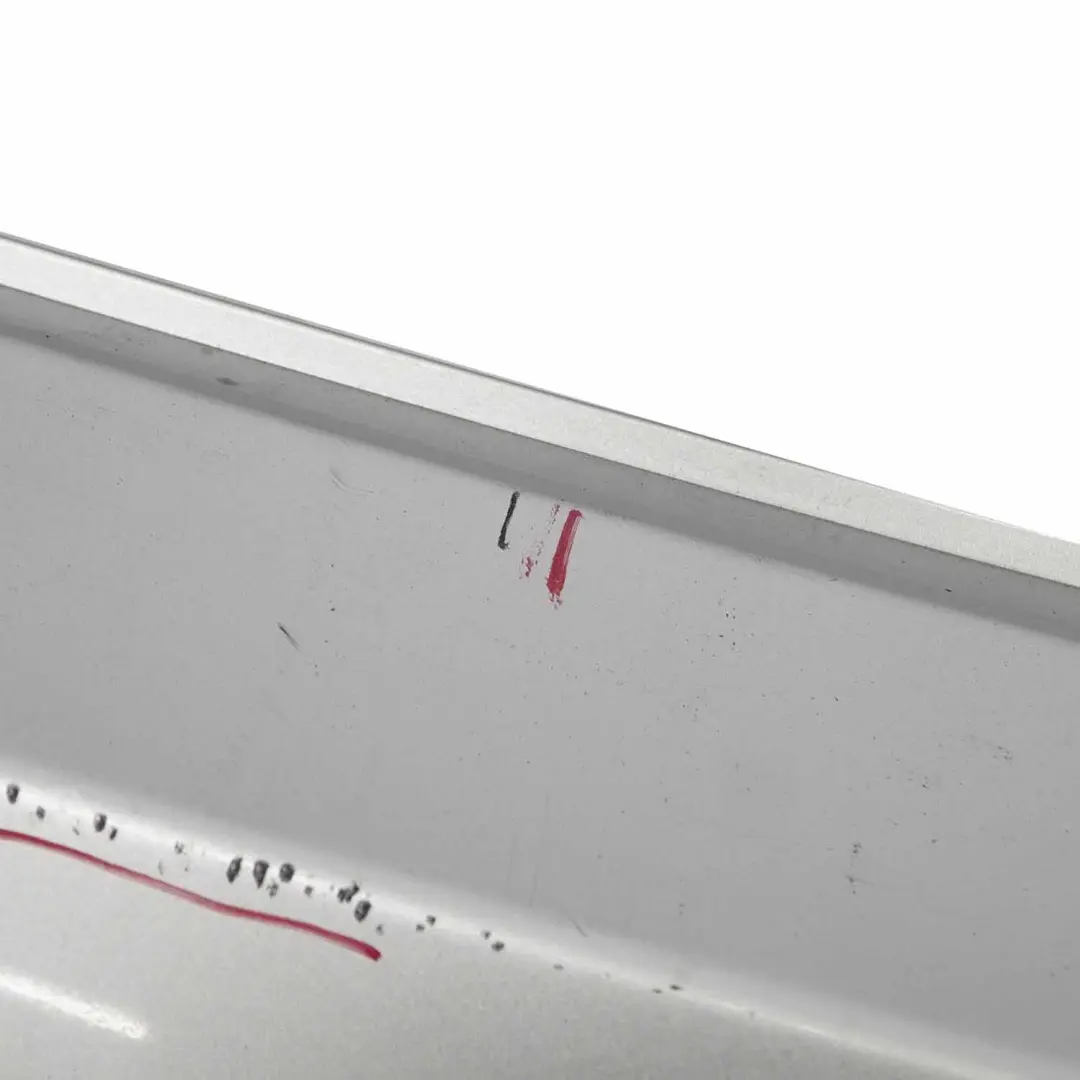 Mercedes W204 AMG Rear Bumper Trim Panel Cover Iridium Silver Metallic - 775 - SKU A2048809347-IRS - Part number A2048809347