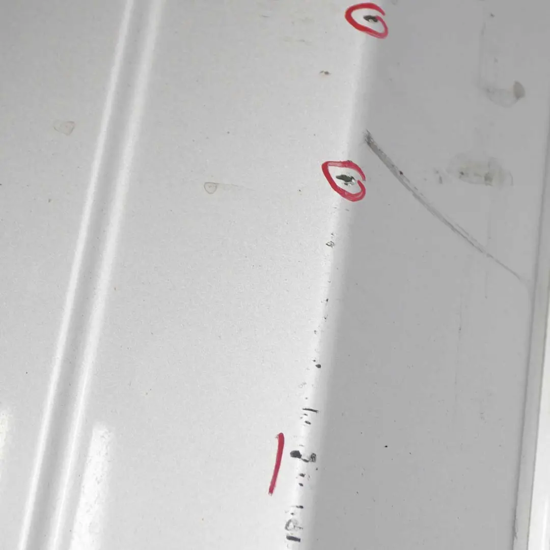 Bumper Trim Panel Cover Iridium Silver Metallic - 775 to Mercedes W204 AMG Rear with Part number A2048809347 Mercedes W204 AMG Rear Bumper Trim Panel Cover Iridium Silver Metallic - 775 - SKU A2048809347-IRS - Part number A2048809347