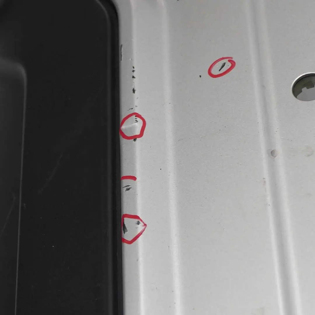 Bumper Trim Panel Cover Iridium Silver Metallic - 775 to Mercedes W204 AMG Rear with Part number A2048809347 Mercedes W204 AMG Rear Bumper Trim Panel Cover Iridium Silver Metallic - 775 - SKU A2048809347-IRS - Part number A2048809347