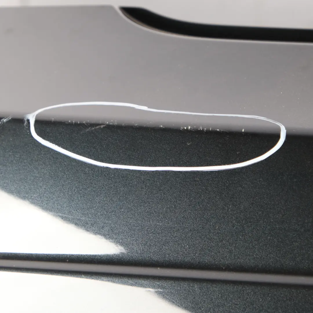 Bumper Trim Panel AMG Magnetite Black Metallic - 183 to Mercedes W204 Rear with Part number A2048809347 Mercedes W204 Rear Bumper Trim Panel AMG Magnetite Black Metallic - 183 - SKU A2048809347-MTS1 - Part number A2048809347