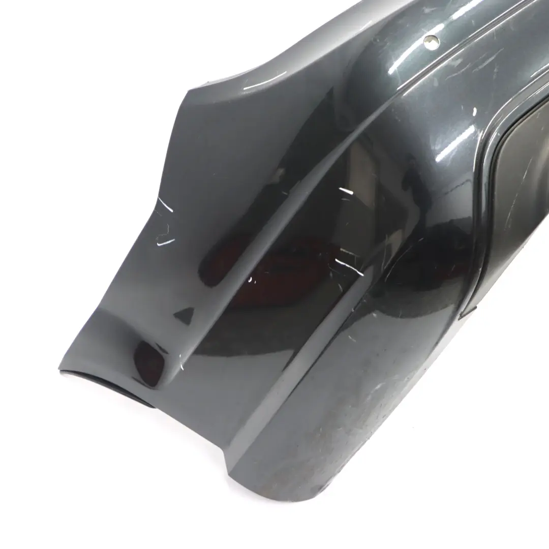 Mercedes W204 Rear Bumper Trim Panel AMG Magnetite Black Metallic - 183 - SKU A2048809347-MTS2 - Part number A2048809347