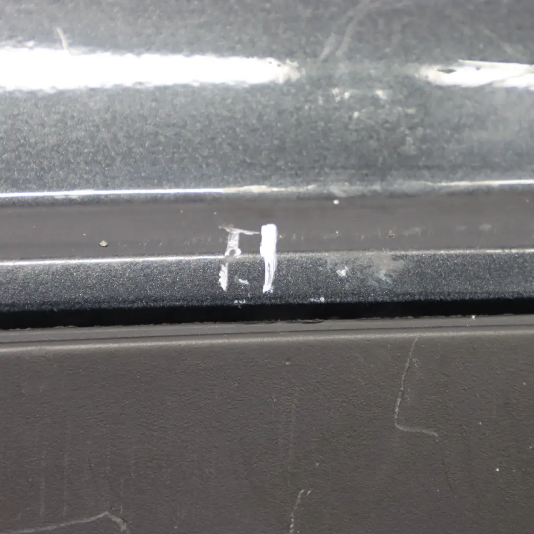 Mercedes W204 Rear Bumper Trim Panel AMG Magnetite Black Metallic - 183 - SKU A2048809347-MTS2 - Part number A2048809347