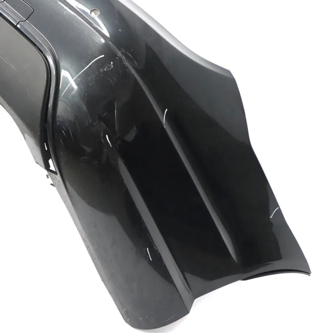 Bumper Trim Panel AMG Magnetite Black Metallic - 183 to Mercedes W204 Rear with Part number A2048809347 Mercedes W204 Rear Bumper Trim Panel AMG Magnetite Black Metallic - 183 - SKU A2048809347-MTS2 - Part number A2048809347