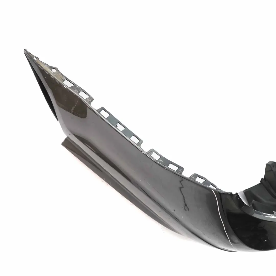 Bumper Trim Panel AMG Magnetite Black Metallic - 183 to Mercedes W204 Rear with Part number A2048809347 Mercedes W204 Rear Bumper Trim Panel AMG Magnetite Black Metallic - 183 - SKU A2048809347-MTS - Part number A2048809347