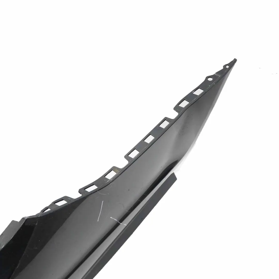 Mercedes W204 Rear Bumper Trim Panel AMG Magnetite Black Metallic - 183 - SKU A2048809347-MTS - Part number A2048809347