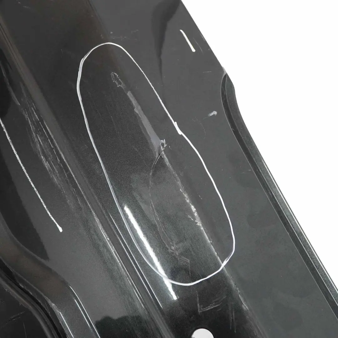 Mercedes W204 Rear Bumper Trim Panel AMG Magnetite Black Metallic - 183 - SKU A2048809347-MTS - Part number A2048809347