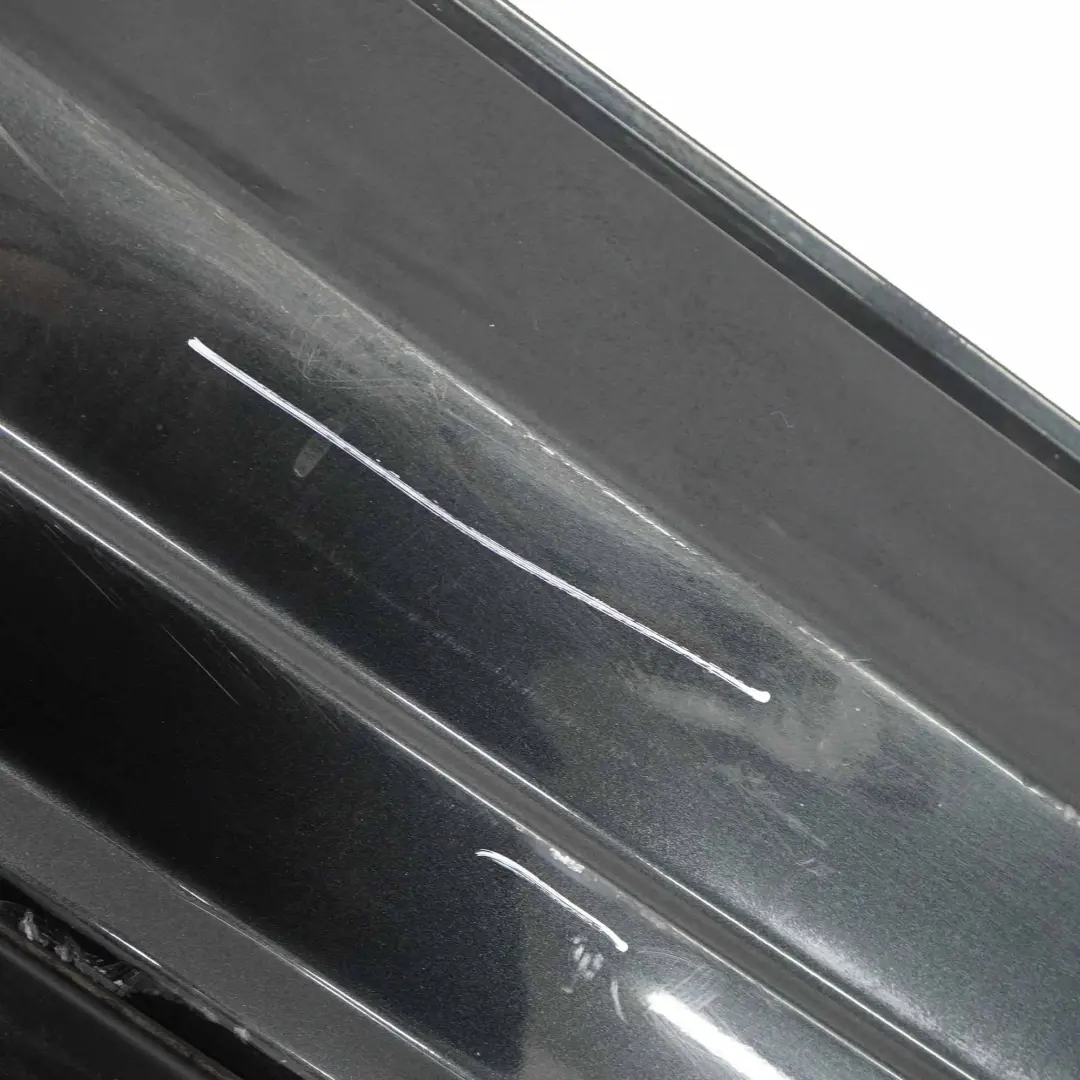 Mercedes W204 Rear Bumper Trim Panel AMG Magnetite Black Metallic - 183 - SKU A2048809347-MTS - Part number A2048809347