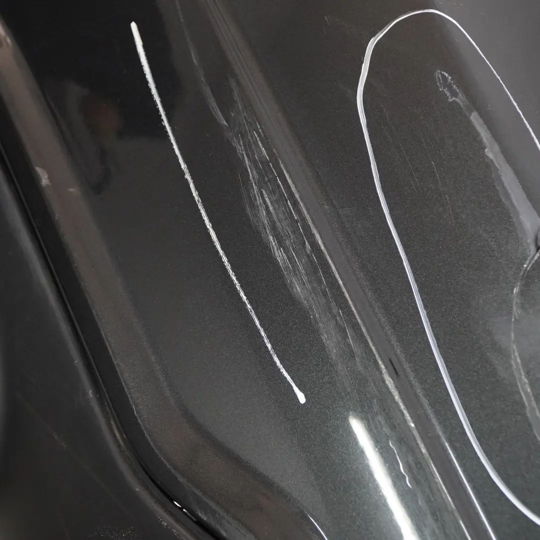 Mercedes W204 Rear Bumper Trim Panel AMG Magnetite Black Metallic - 183 - SKU A2048809347-MTS - Part number A2048809347