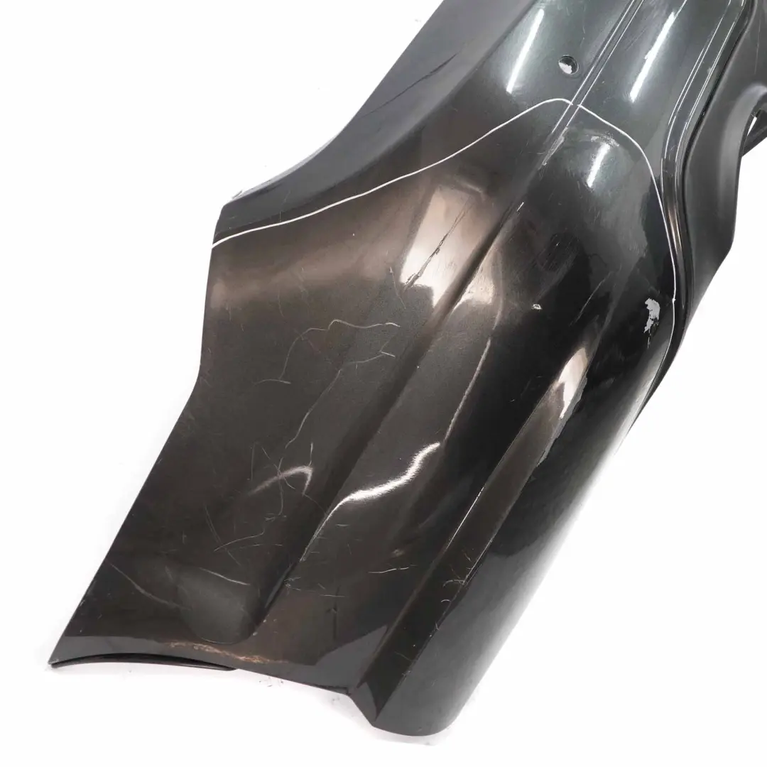 Mercedes W204 Rear Bumper Trim Panel AMG Magnetite Black Metallic - 183 - SKU A2048809347-MTS - Part number A2048809347