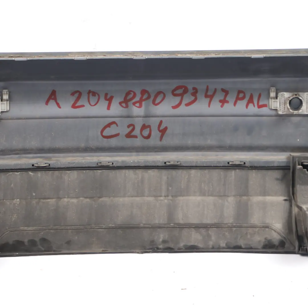 Mercedes W204 Zderzak Tylny Palladium Silver Srebrny Metalik - 792 - SKU A2048809347-PAL1 - Numer Części A2048809347